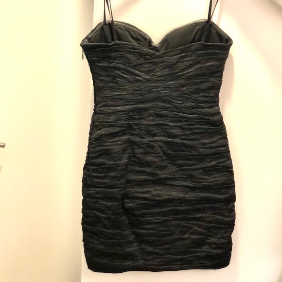 BCBG Strapless Ruched Cocktail Dress - Picture 3 of 4